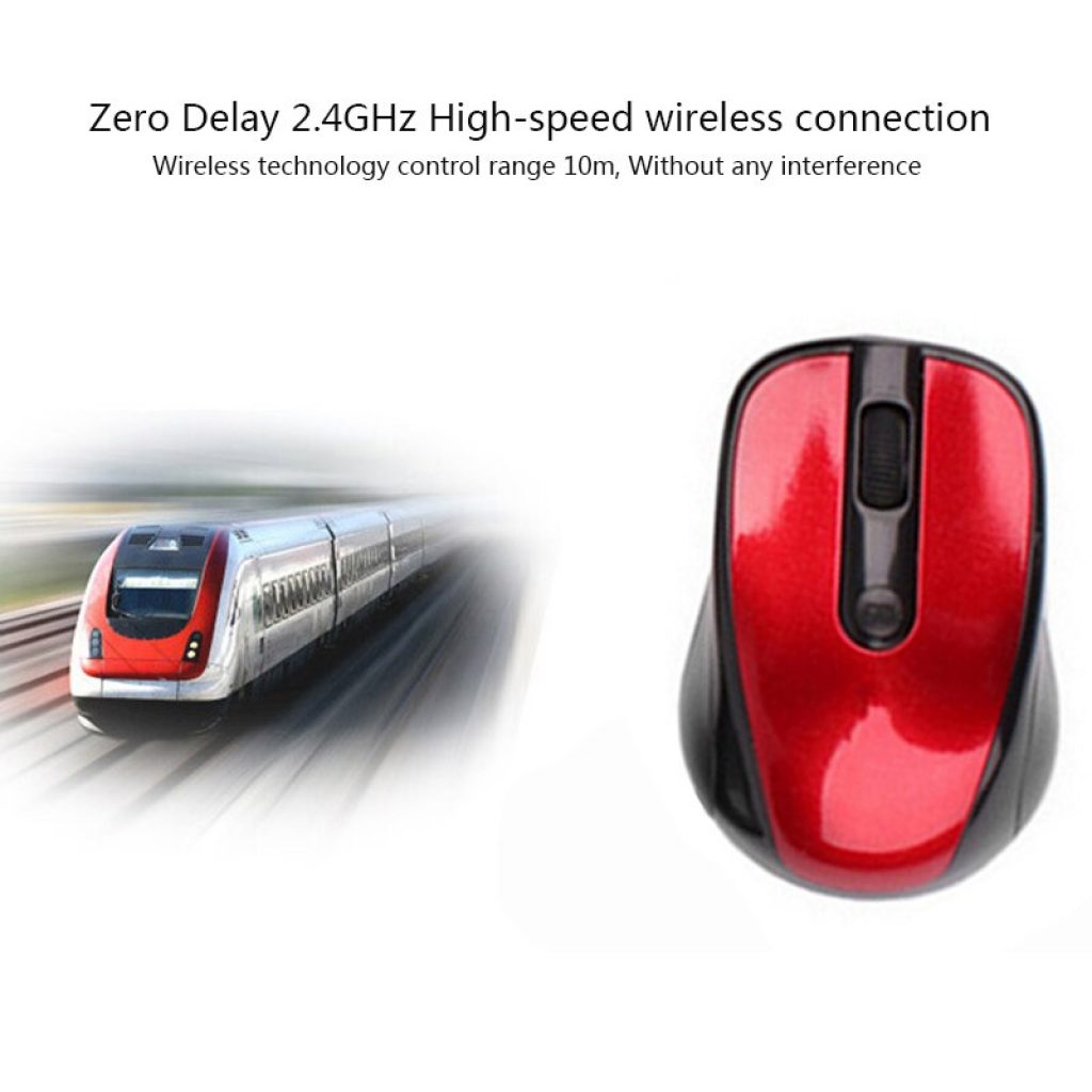 1000DPI Wireless Mouse Mini Optical Mouse Laptop Mice 2 4G 10m with Dongle for Computer PC 1