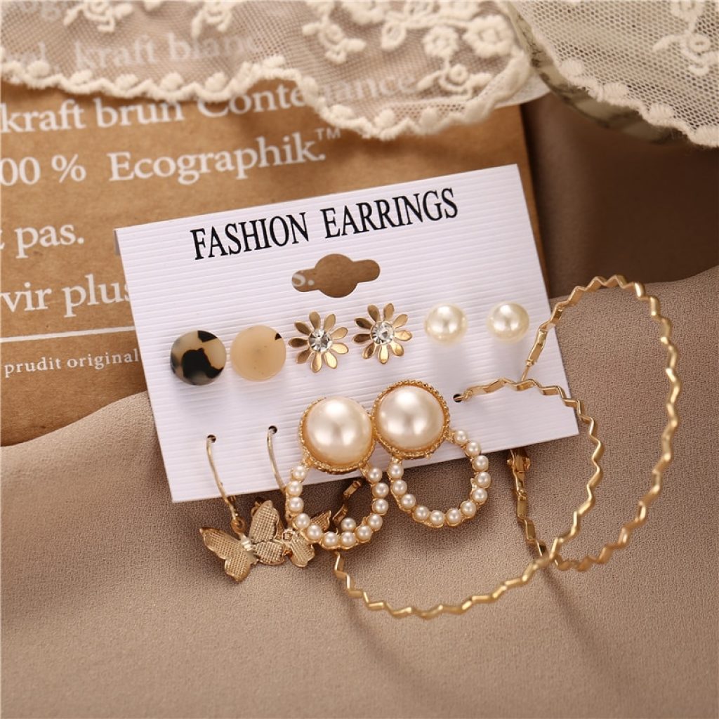 17KM Vintage Tassel Acrylic Earrings For Women Bohemian Earrings Set Big Dangle Drop Earring 2020 Brincos 3