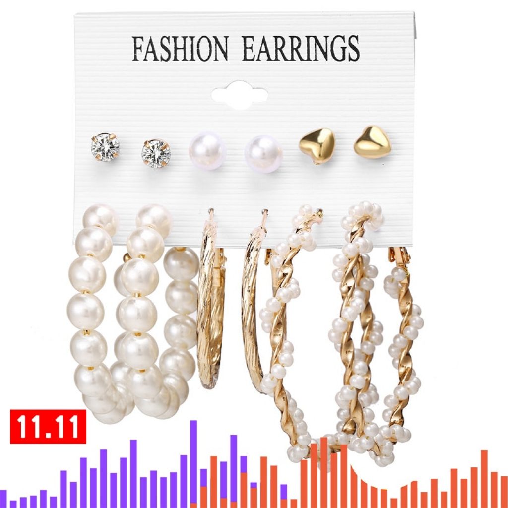 17KM Vintage Tassel Acrylic Earrings For Women Bohemian Earrings Set Big Dangle Drop Earring 2020 Brincos 4