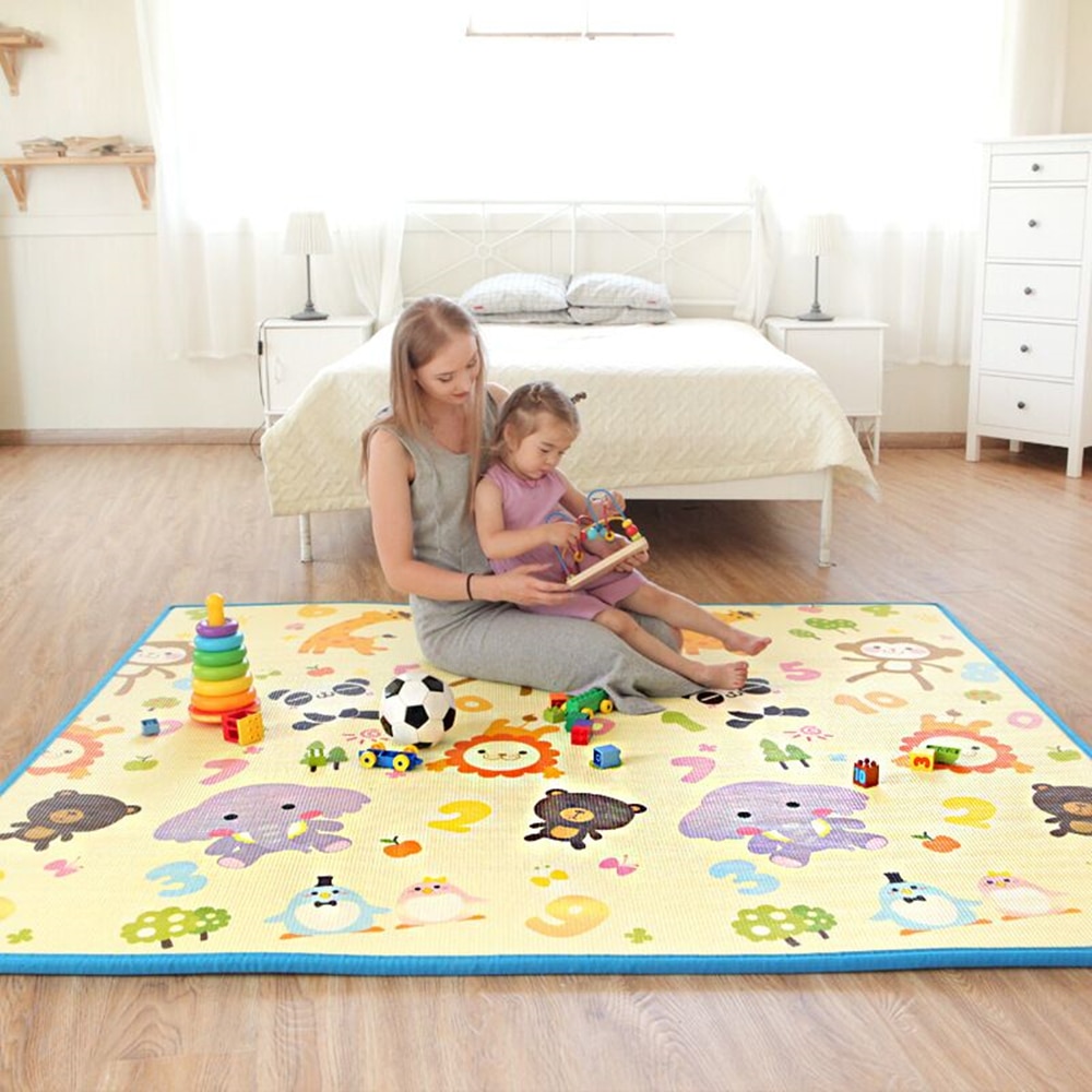 1cm XPE Environmentally Friendly Thick Baby Crawling Play Mat Folding Mat Carpet Play Mat for Children