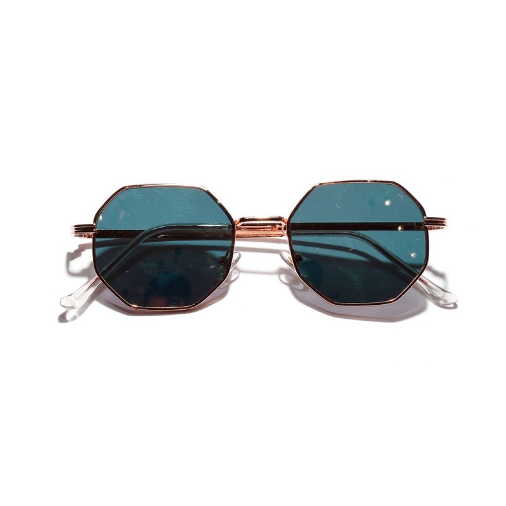 2019 Retro polygon sunglasses Men Women Luxury pink Lens Round Sunglasses Vintage Small frame Mirror color