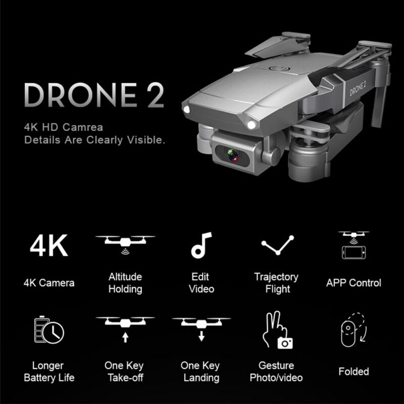 2020 NEW E68 Drone HD wide angle 4K WIFI 1080P FPV Drones video live Recording Quadcopter 2