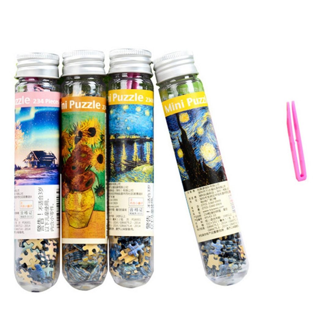 234 Pieces Multi type Landscape Puzzle Game Test Tube Packaging Educational Toys Or Adults Puzzle Toys 4