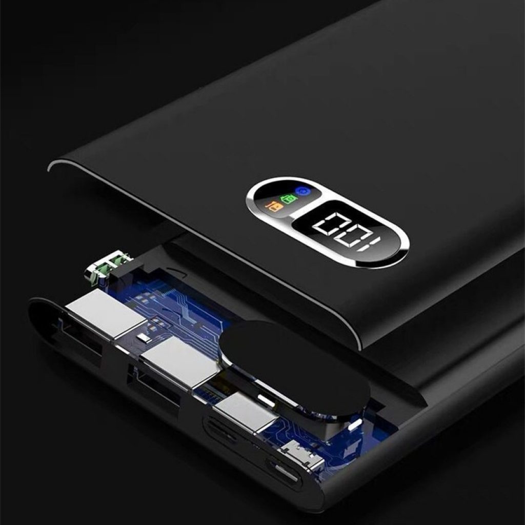 50000mAh Ultra thin Power Bank Portable Phone Charger 2 USB Digital Display Outdoor Travel Powerbank for 3