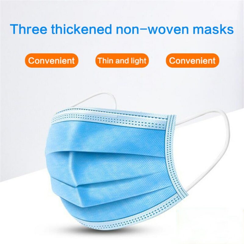 600 500 400 300 200 100 Pcs Fabric Face Mask Anti pollution Disposable Facial Mask 3 3