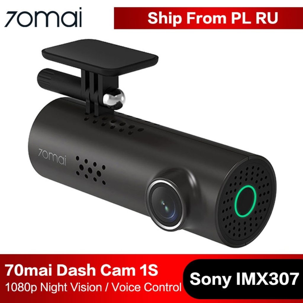 70mai Dash Cam 1S Car DVR Camera Wifi APP English Voice Control 1080P HD Night Vision