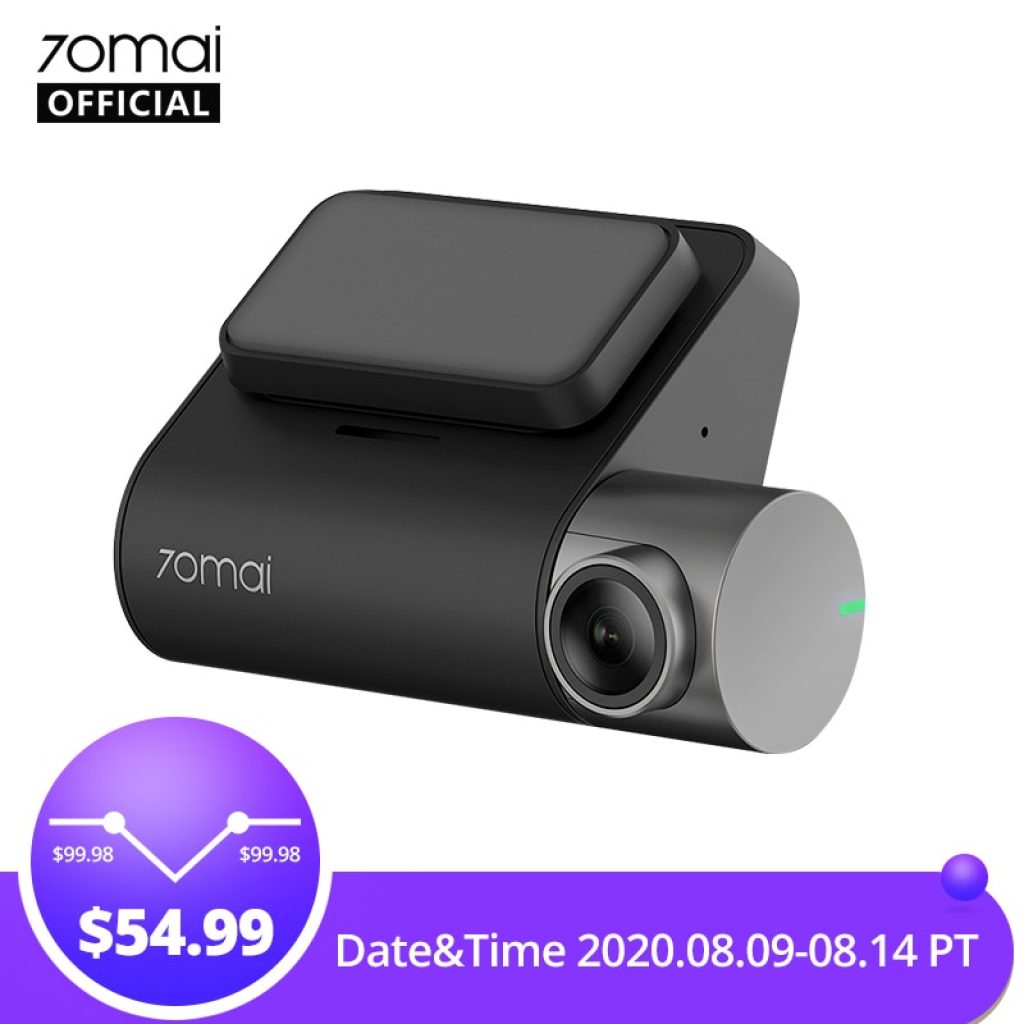 70mai Dash Cam Pro 1944P speed and GPS coordinates Cam Voice Control Parking Monitor Night Vision