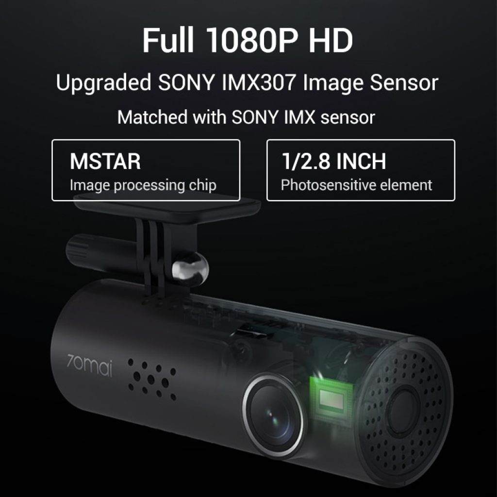 70mai Smart Dash Cam 1S English Voice Control 70 Mai Car Camera 1080P 130FOV Wifi 70mai 2