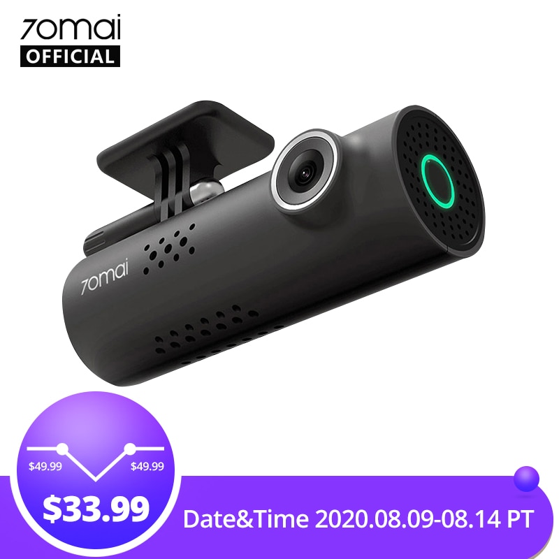 70mai Smart Dash Cam 1S English Voice Control 70 Mai Car Camera 1080P 130FOV Wifi 70mai
