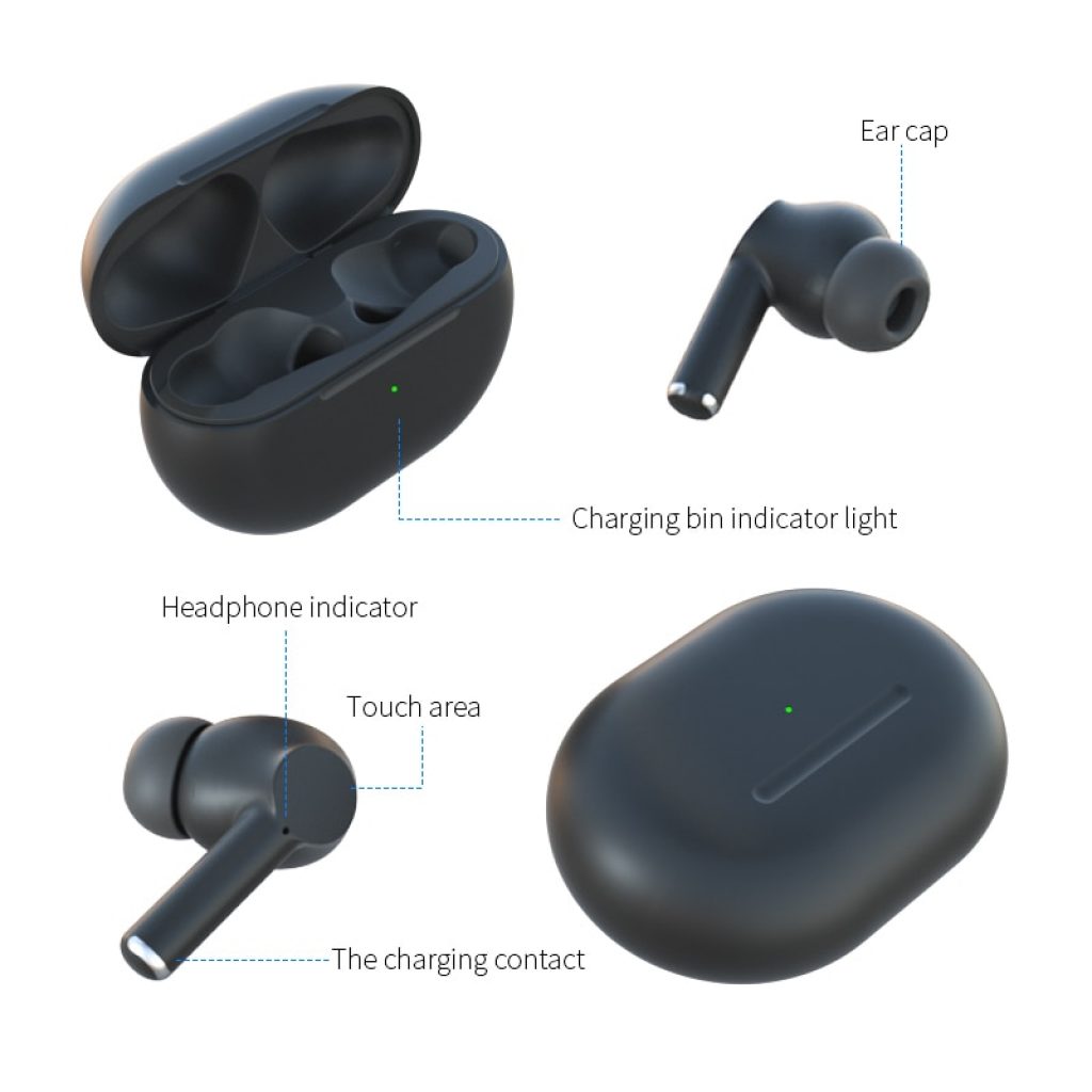 A1 tws pro True wireless Bluetooth Mini Bass Earphone Bluetooth Headset Sports Earbuds with charging box 3