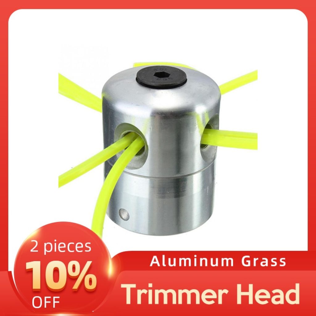 Aluminum Grass Trimmer Head With 4 Lines Brush Cutter Head Lawn Mower Accessories Cutting Line Head 1