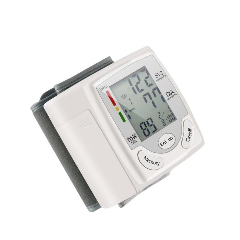 Automatic LCD Digital Wrist Blood Pressure Monitor Heart Pulse Measure High Selling 1