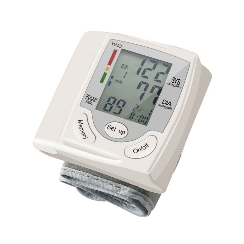 Automatic LCD Digital Wrist Blood Pressure Monitor Heart Pulse Measure High Selling 2