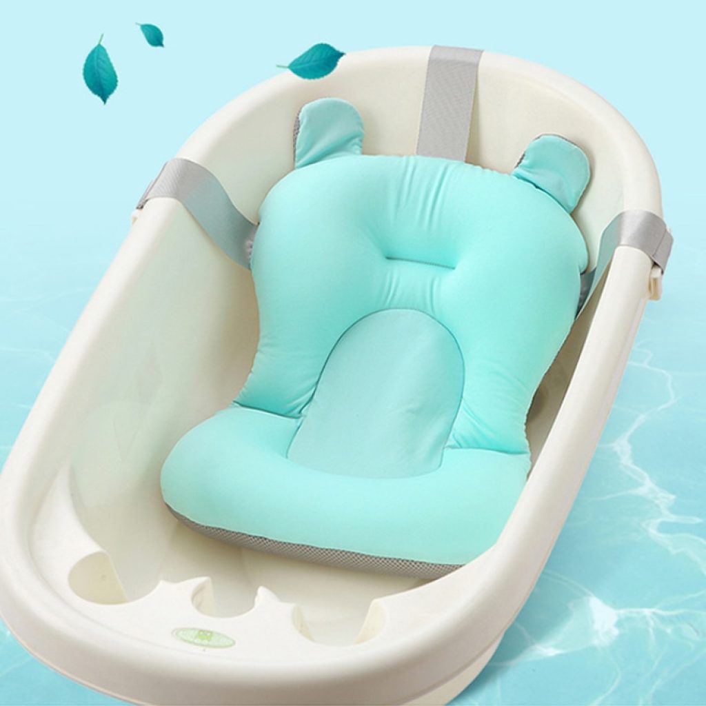 Baby Shower Bath Tub Pad Non Slip Bathtub Seat Support Mat Newborn Safety Security Bath Support