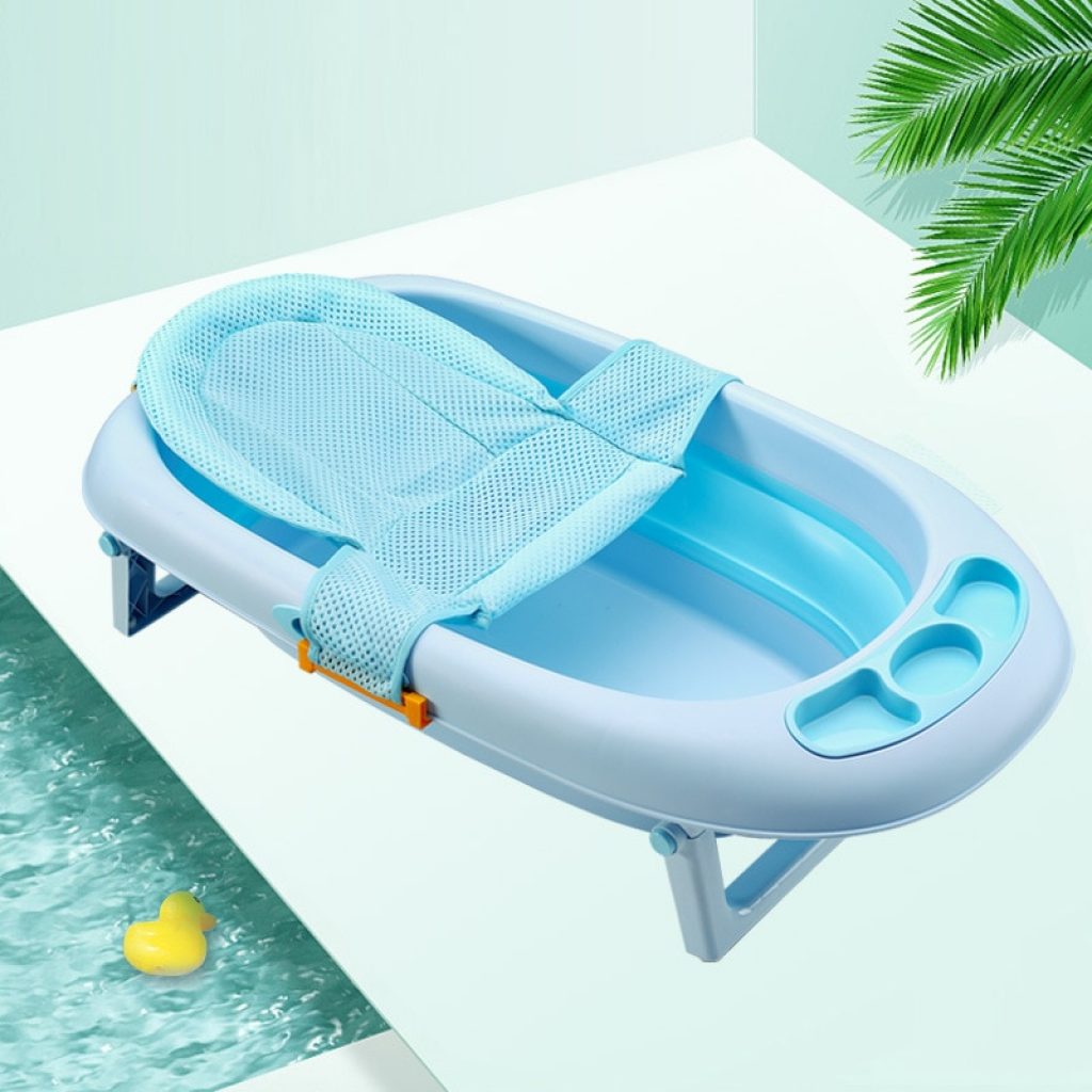 Baby Shower Bath Tub Pad Non Slip Bathtub Seat Support Mat Newborn Safety Security Bath Support 3