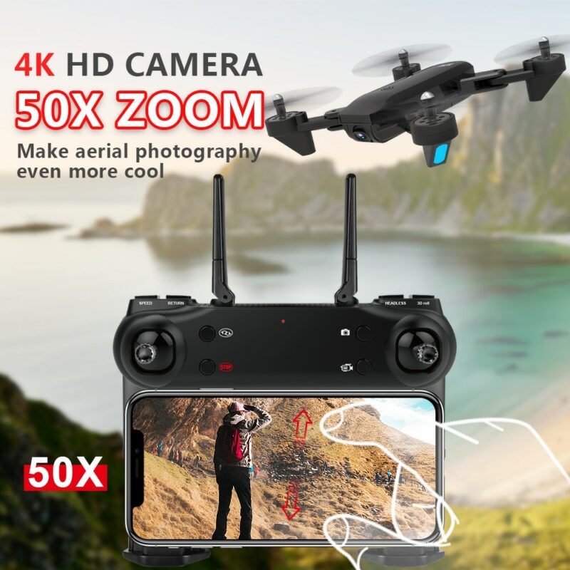 Best 4K Drone with camera 1080P 50x Zoom Professional FPV Wifi RC Drones Altitude Hold Auto 2