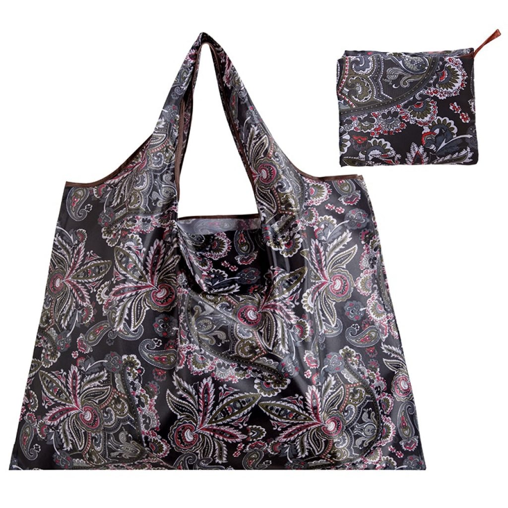 Big Size Thick Magic style Nylon Large Tote ECO Reusable Polyester Portable Shoulder Handbag Folding Pouch 4