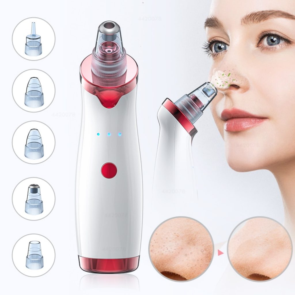 Blackhead Remover Face Deep Nose Cleaner T Zone Pore Acne Pimple Removal Vacuum Suction Facial Diamond