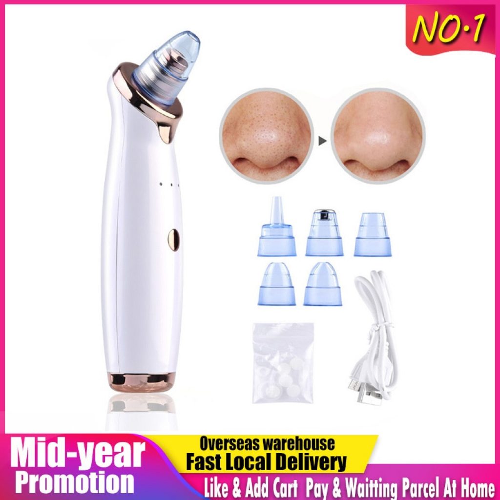 Blackhead Remover T Zone Pore Acne Pimple Removal Face Deep Nose Cleaner Vacuum Suction Facial Diamond
