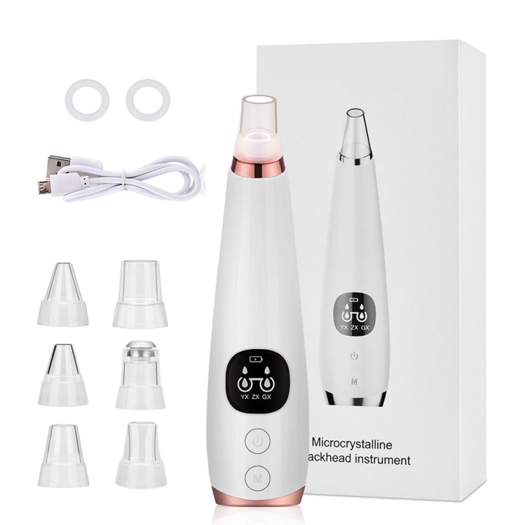 Blackhead Remover T Zone Pore Acne Pimple Removal Face Deep Nose Cleaner Vacuum Suction Facial Diamond 3
