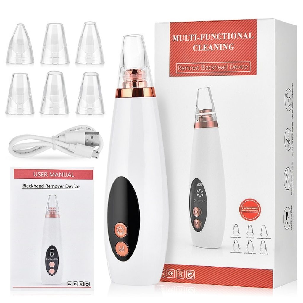 Blackhead Remover T Zone Pore Acne Pimple Removal Face Deep Nose Cleaner Vacuum Suction Facial Diamond 4