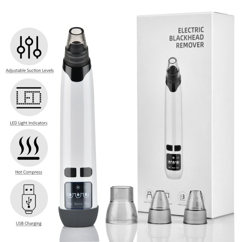 Blackhead Remover T Zone Pore Acne Pimple Removal Face Deep Nose Cleaner Vacuum Suction Facial Diamond 5
