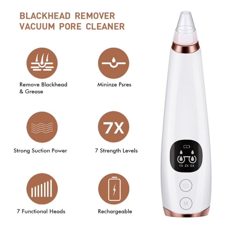 Blackhead Remover Vacuum Pore Cleaner Electric Nose Face Deep Cleansing Skin Care Machine Birthday Gift Dropshipping 3