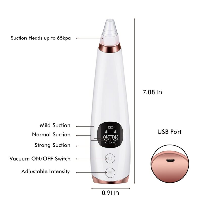 Blackhead Remover Vacuum Pore Cleaner Electric Nose Face Deep Cleansing Skin Care Machine Birthday Gift Dropshipping 4
