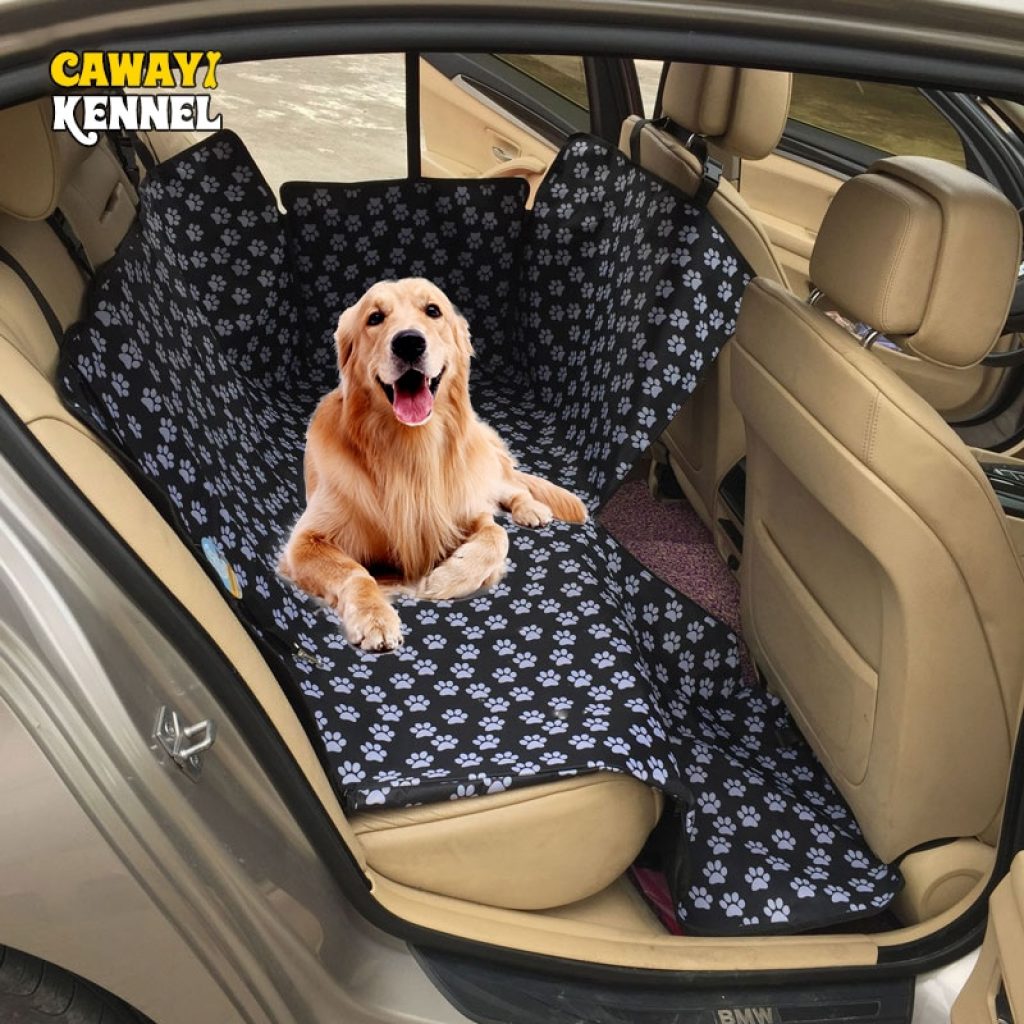 CAWAYI KENNEL Dog Carriers Waterproof Rear Back Pet Dog Car Seat Cover Mats Hammock Protector with