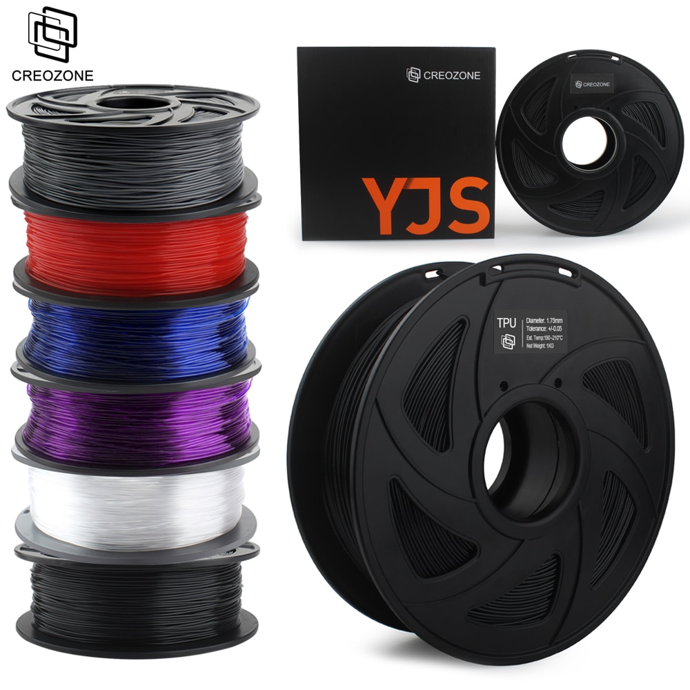 CREOZONE 3D Printer Filament 1 75mm 1KG PLA ABS Nylon Wood TPU PETG Carbon ASA PP