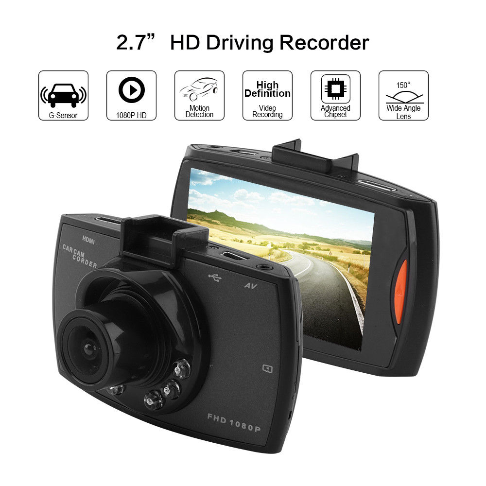 Car DVR Camera Full HD 1080P 140 Degree Dashcam Video Registrars for Cars Night Vision G