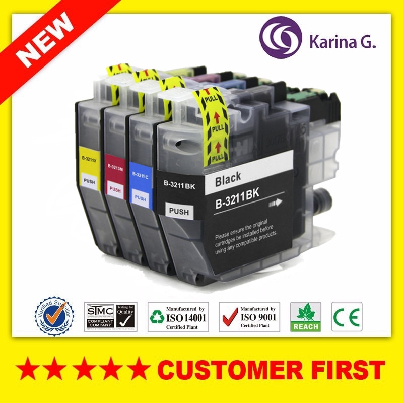 Compatible ink Cartridge for Brother LC3211 LC3213 suit for Brother DCP J772DW DCP J774DW MFC J890DW