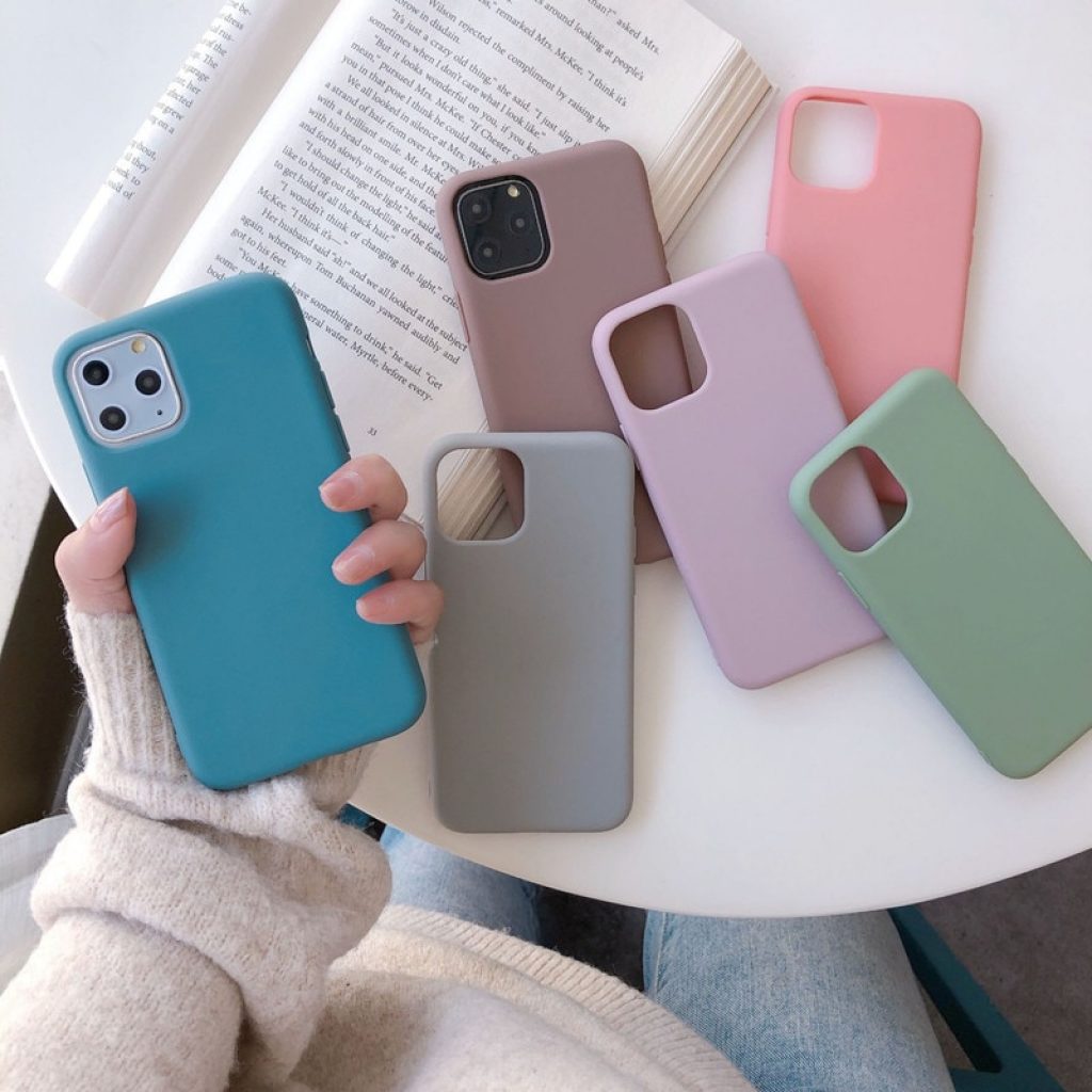 Cute Matte Solid Candy Phone Case for Iphone 11 Case 11 Pro Max Xs Max Xr 1