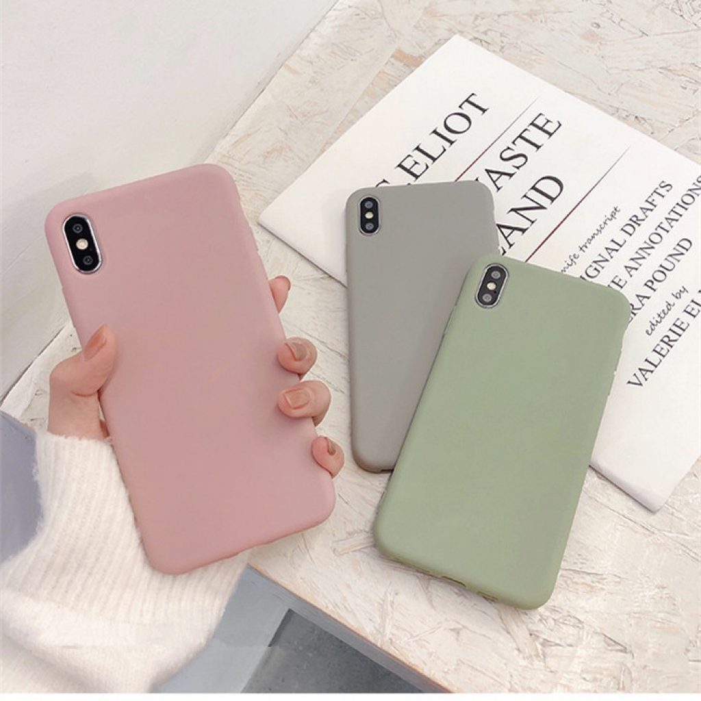 Cute Matte Solid Candy Phone Case for Iphone 11 Case 11 Pro Max Xs Max Xr