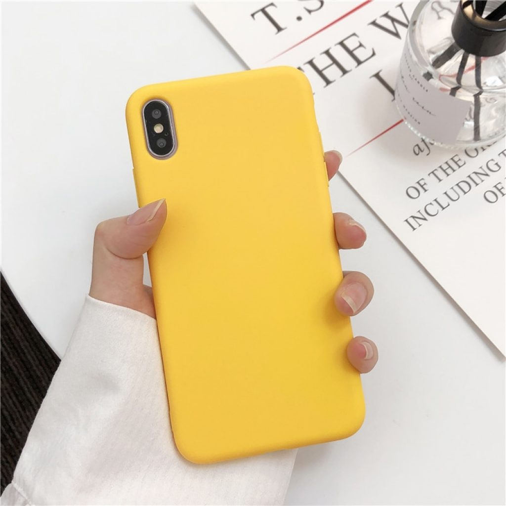 Cute Matte Solid Candy Phone Case for Iphone 11 Case 11 Pro Max Xs Max Xr 2