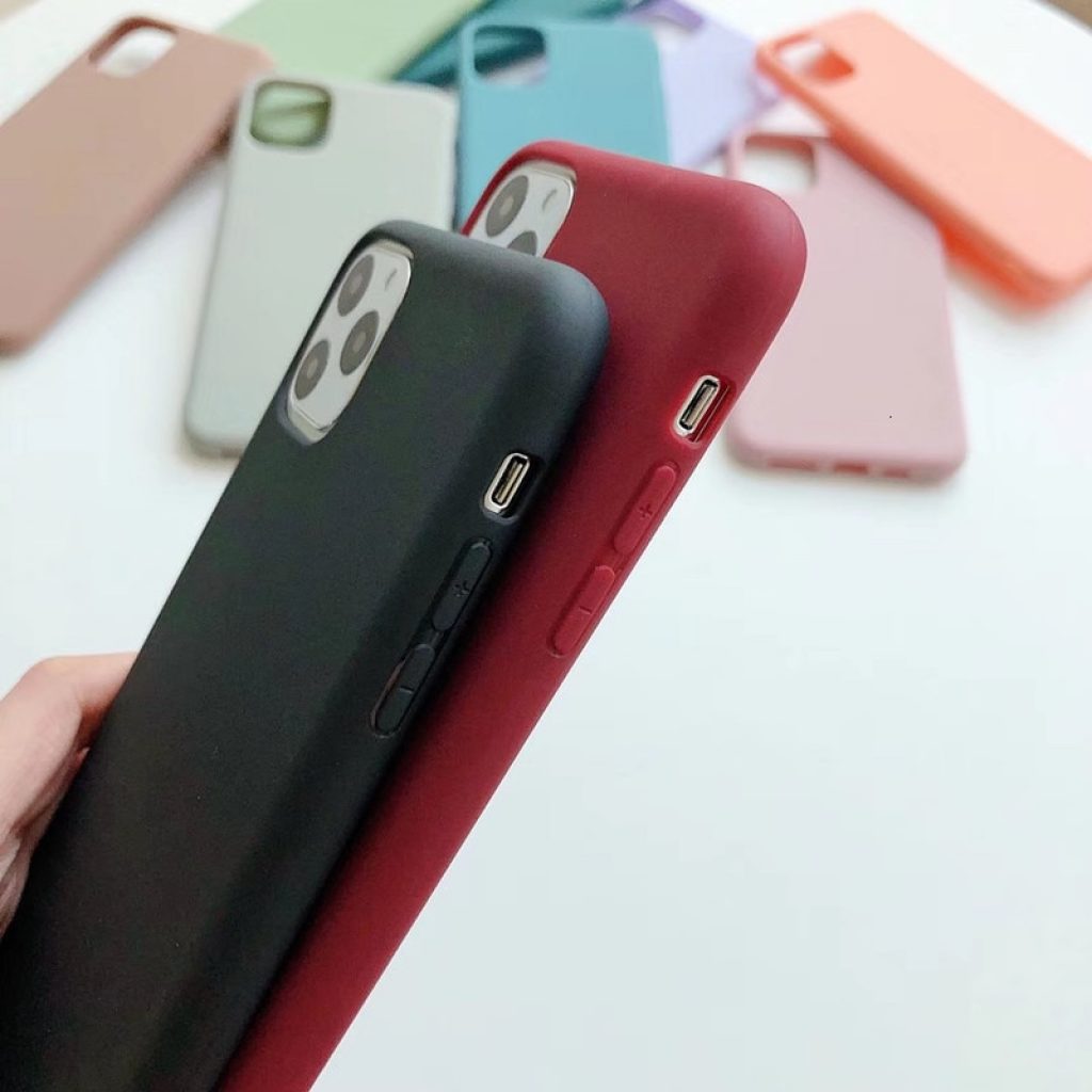 Cute Matte Solid Candy Phone Case for Iphone 11 Case 11 Pro Max Xs Max Xr 5