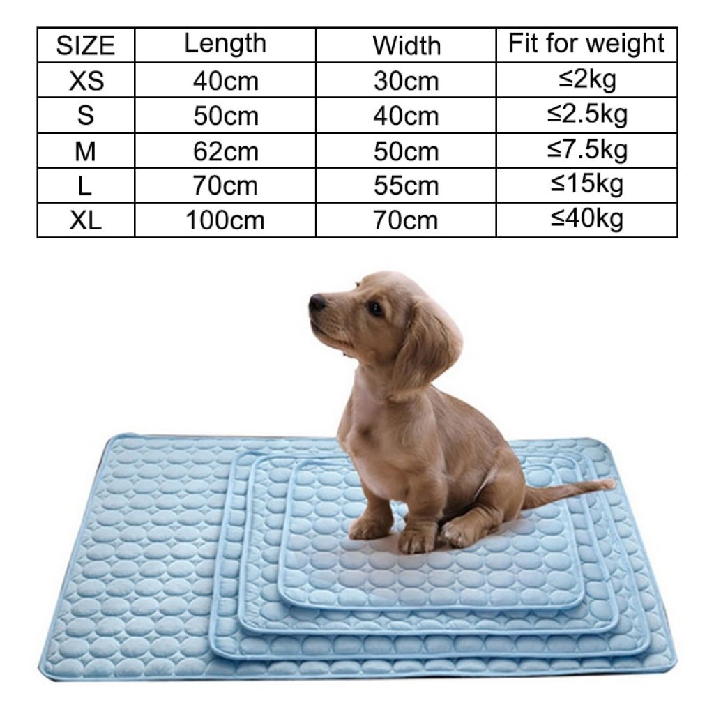 Dog Mat Cooling Summer Pad Mat For Dogs Cat Blanket Sofa Breathable Pet Dog Bed Summer 1
