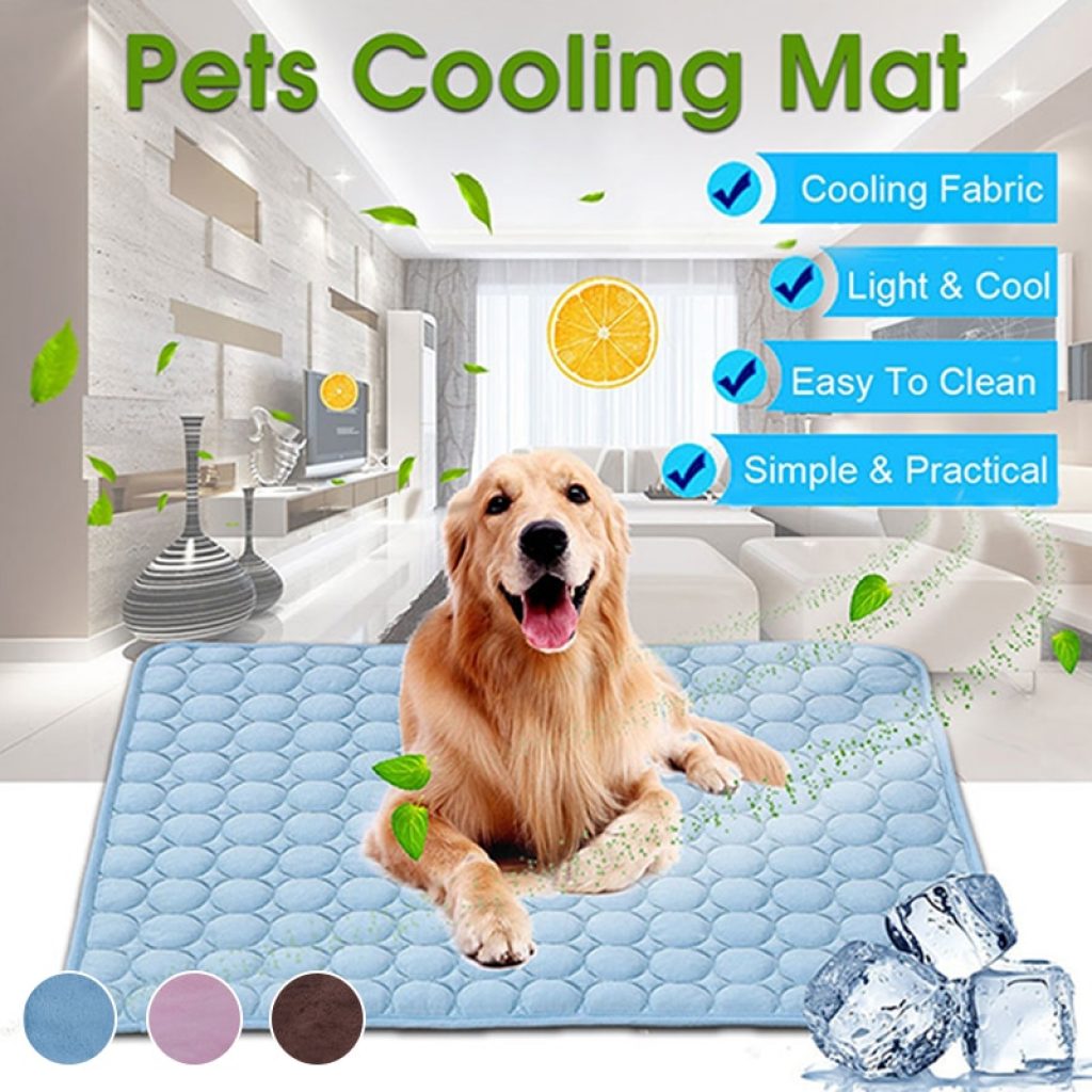 Dog Mat Cooling Summer Pad Mat For Dogs Cat Blanket Sofa Breathable Pet Dog Bed Summer