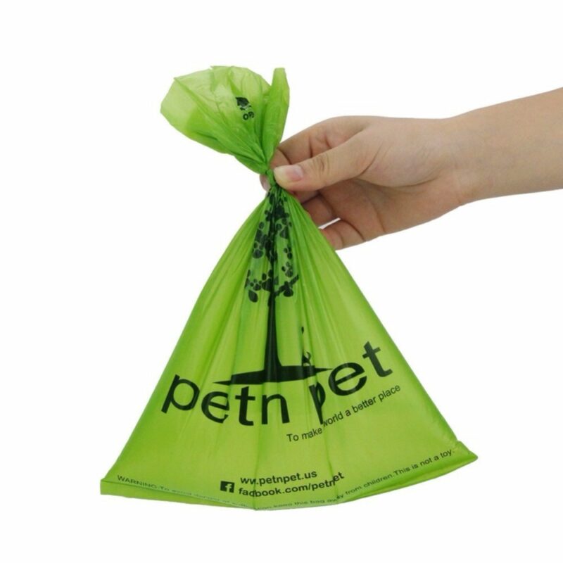 Dog Poop Bags Earth Friendly 10 12 Micron Large Cat Waste Bags Doggie Bag Green Black 2