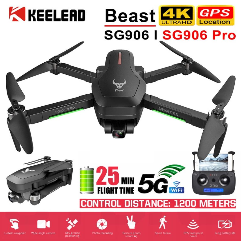 Drone SG906 SG906 Pro with GPS 4K 5G WIFI 2 axis gimbal Dual camera professional ESC