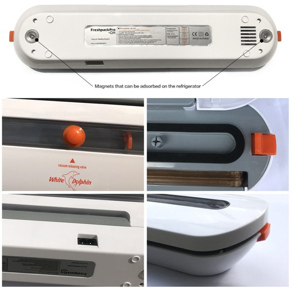 Electric Vacuum Sealer Packaging Machine For Home Kitchen Including 10pcs Food Saver Bags Commercial Vacuum Food 3