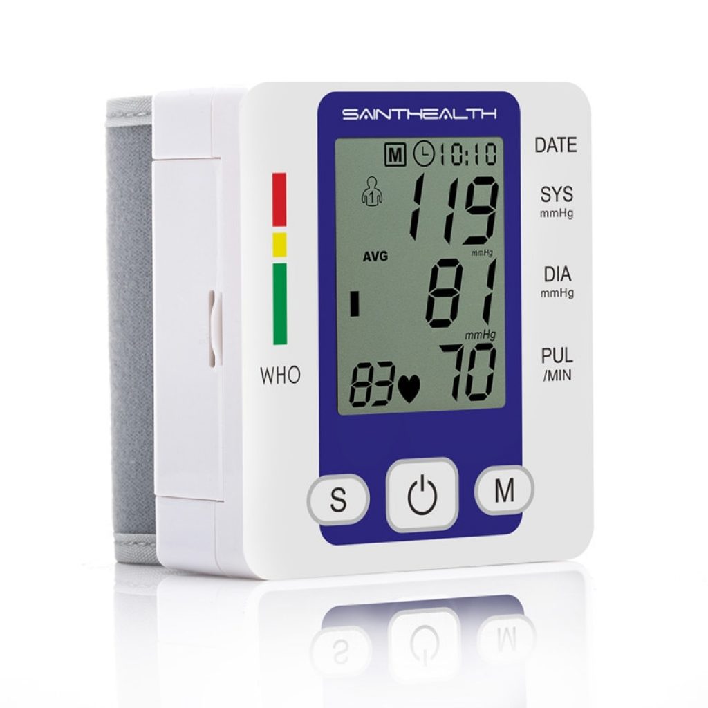 Electric Wrist Blood Pressure Monitor Portable tonometer health care bp Digital Blood Pressure Monitor meters sphygmomanometer 2
