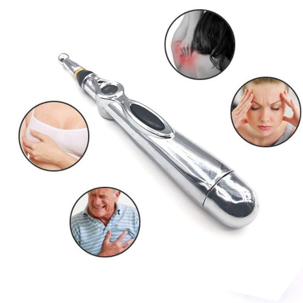 Electronic acupuncture pen Electric meridians Laser Acupuncture machine Magnet Therapy instrument Meridian Energy Pen massager 2