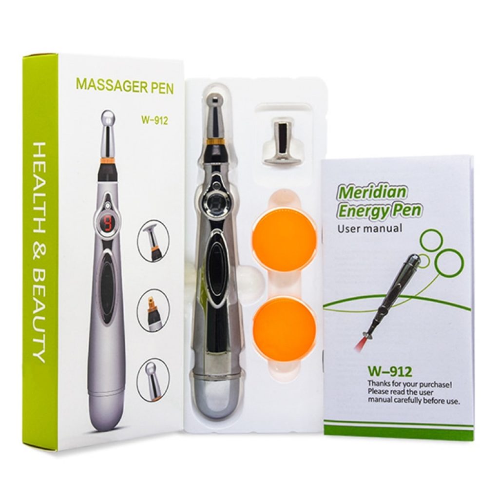 Electronic acupuncture pen Electric meridians Laser Acupuncture machine Magnet Therapy instrument Meridian Energy Pen massager 5