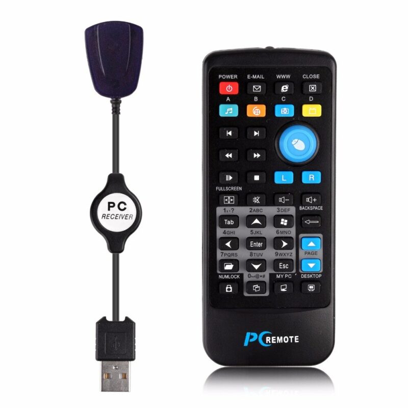 FORNORM Wireless Mouse Remote Controller USB Receiver IR Remote Control for Loptop PC Computer Center Windows 3