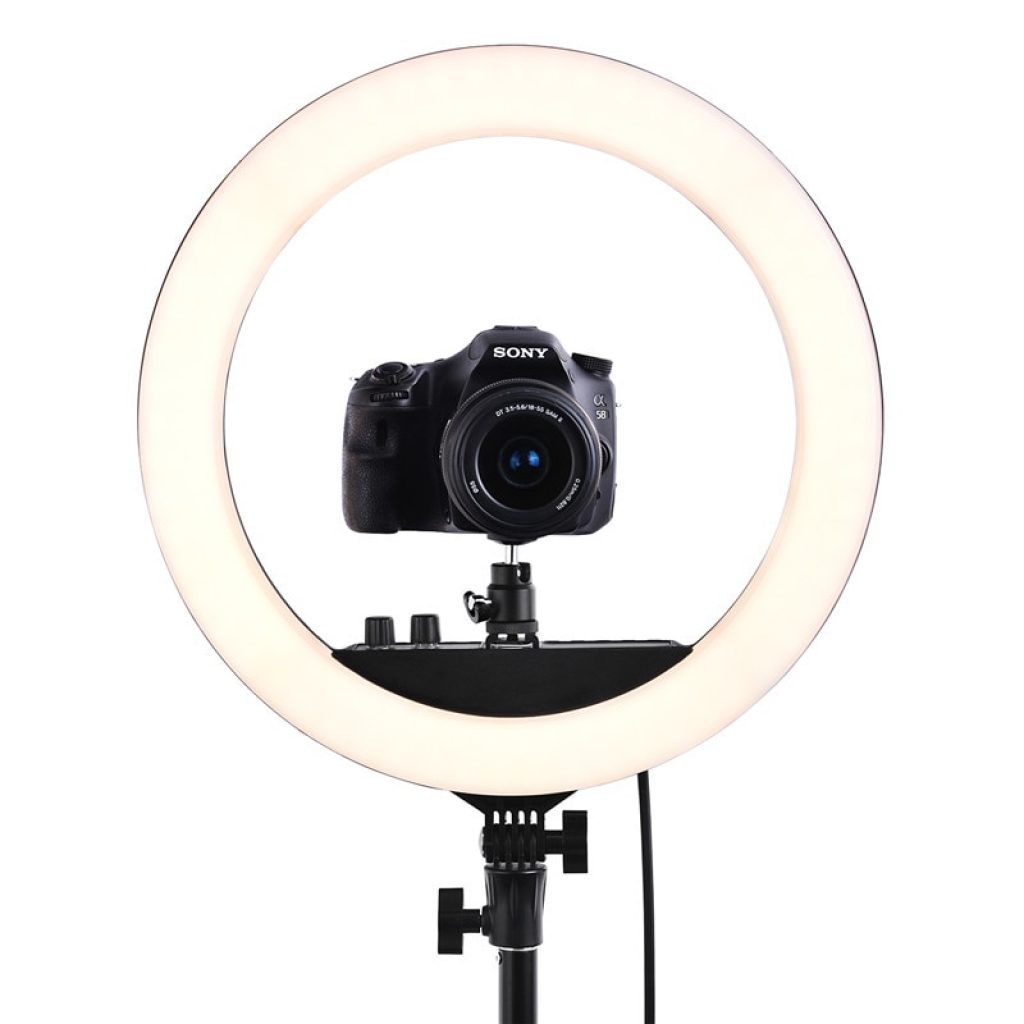 FOSOTO RL 18II Photographic Lighting 18 Inch Ring light 512Pcs Led RingLight Lamp With Tripod For 3