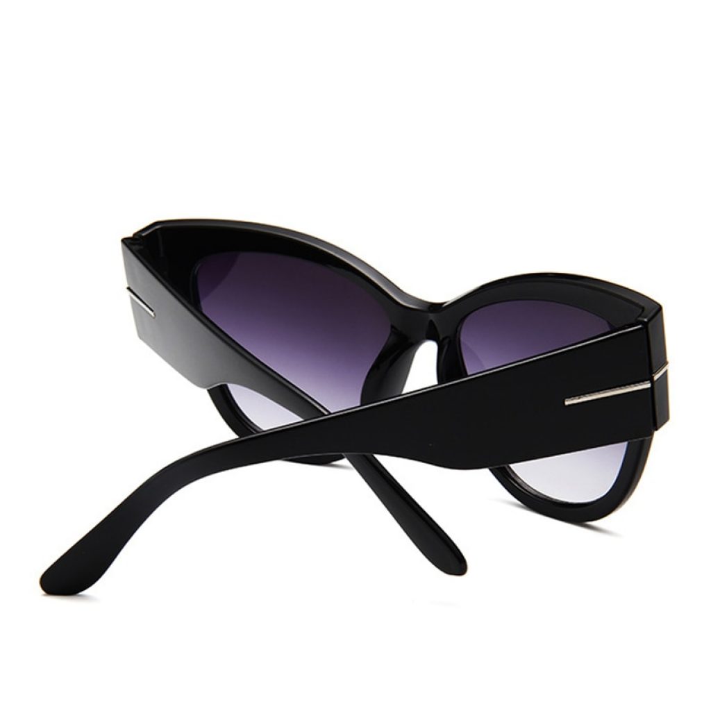 FSQCE New Fashion Brand Designer Cat Eye Women Sunglasses Female Gradient Points Sun Glasses Big Oculos 3