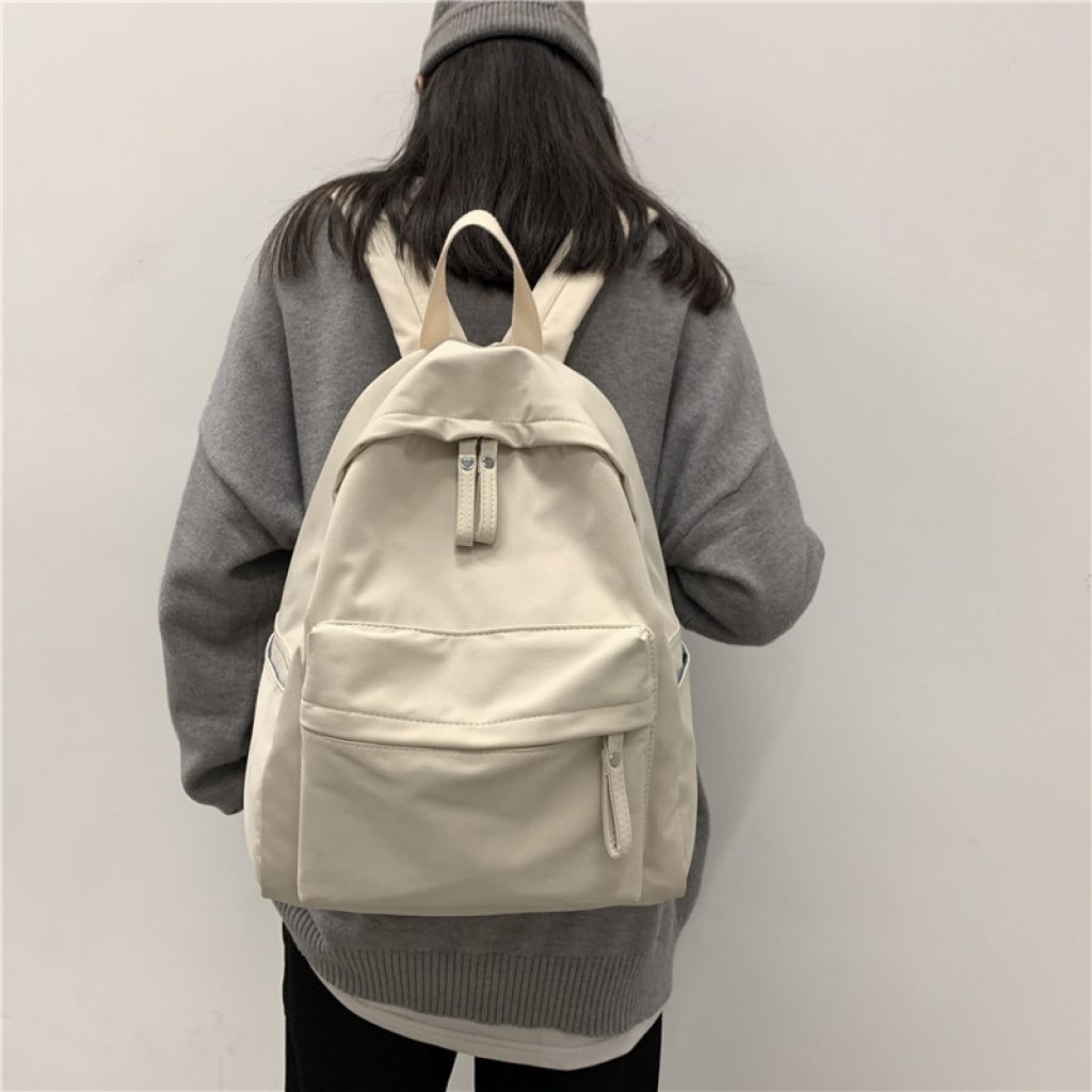 Fashion Backpack Canvas Women Backpack Anti theft Shoulder Bag New School Bag For Teenager Girls Female 2