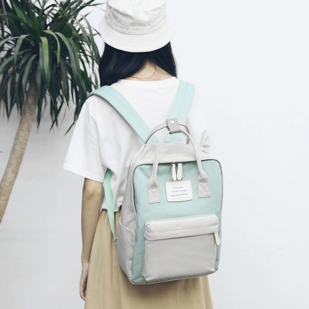 Fashion Women Backpack Waterproof Canvas Travel Backpack Female School Bag For Teenagers Girl Shoulder Bag Bagpack 1