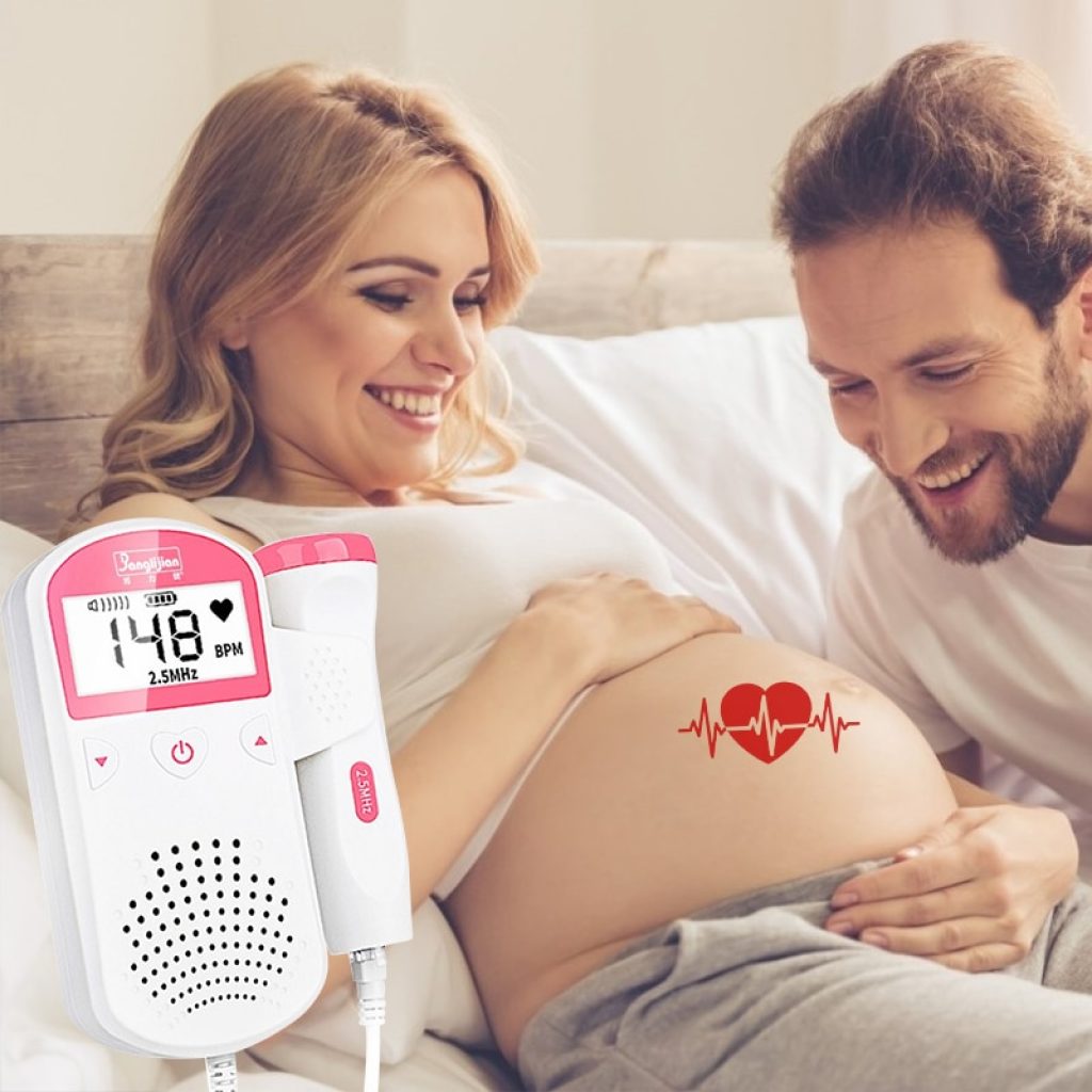 Fetal Doppler 2 5M Prenatal Baby Heart Rate Detector Household Sonar Doppler Stethoscope Pregnant Women Doppler